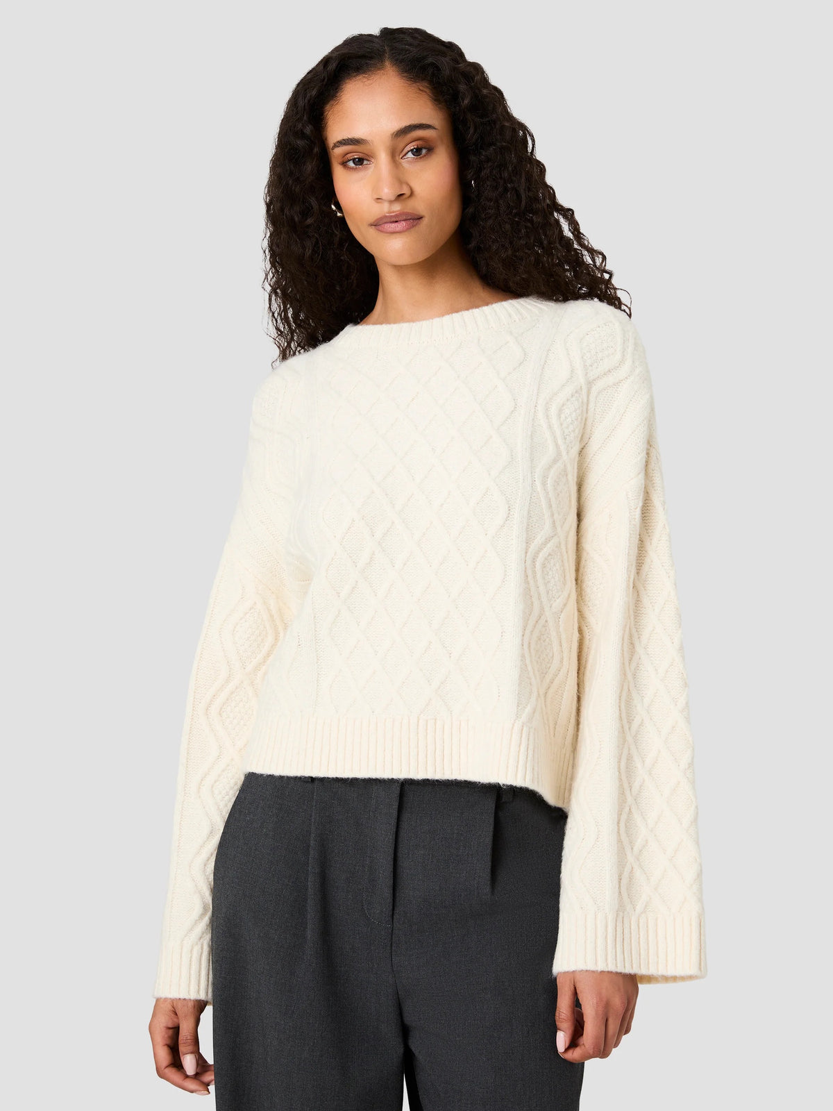 Wesley Knit Cable Pullover