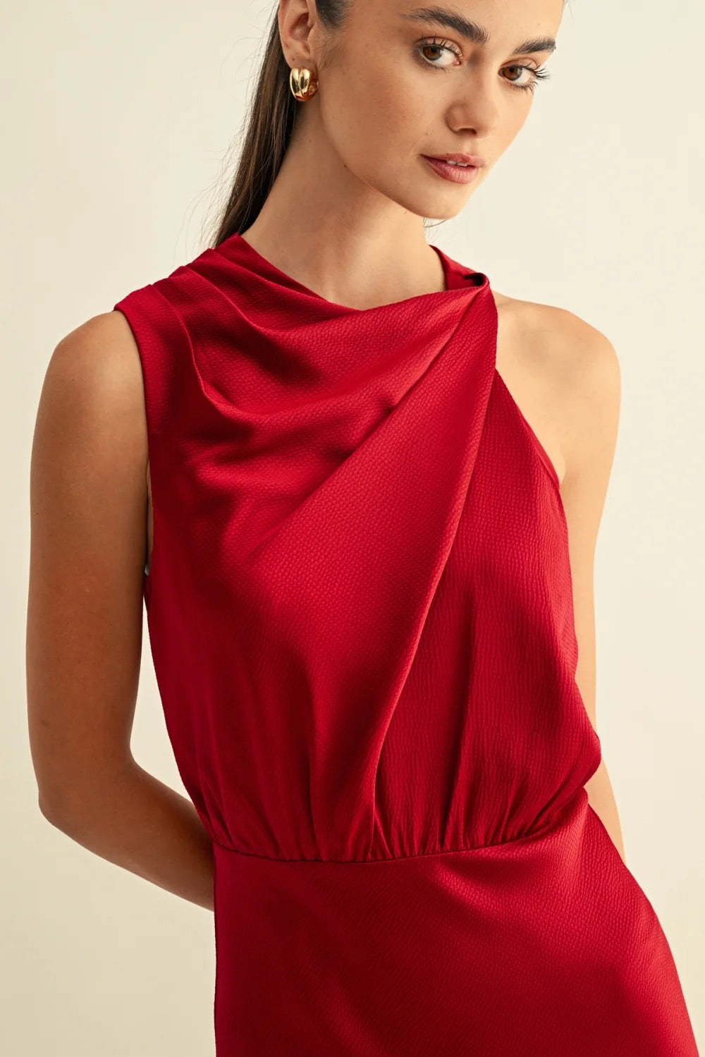 Kate Cowl Drape Maxi Dress