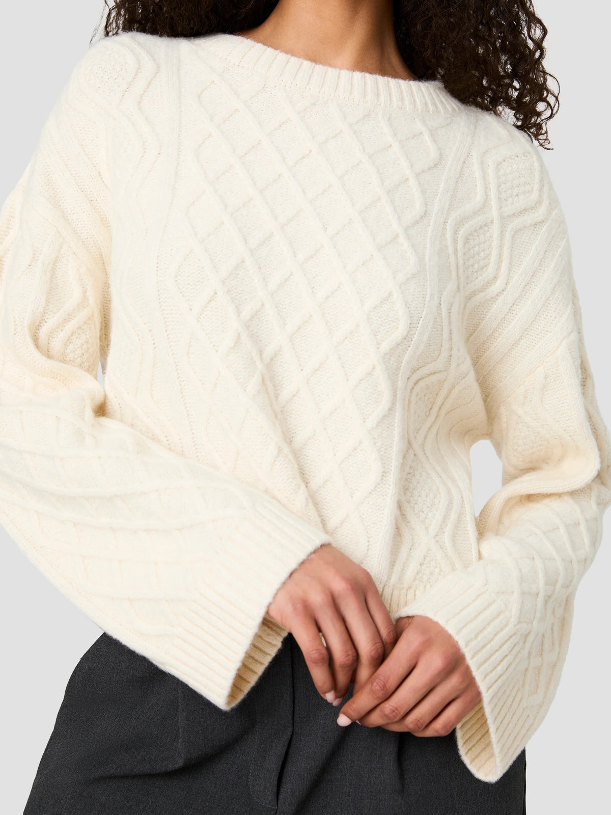 Wesley Knit Cable Pullover