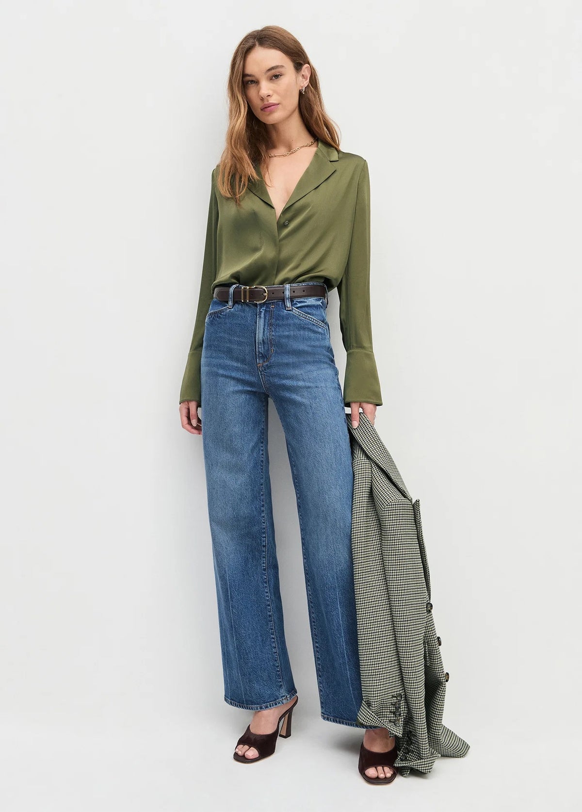 The Mischa Super High Rise Wide Leg Jeans