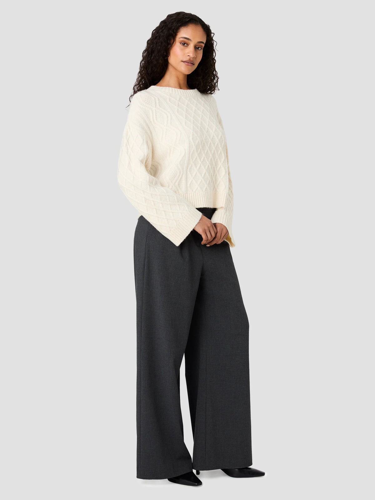 Wesley Knit Cable Pullover
