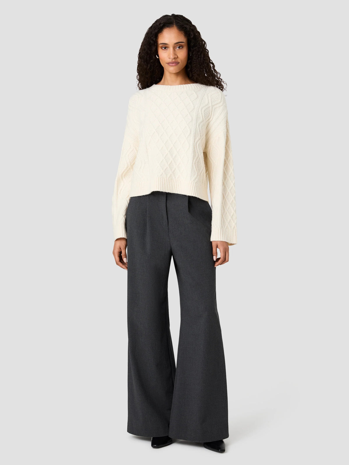Wesley Knit Cable Pullover