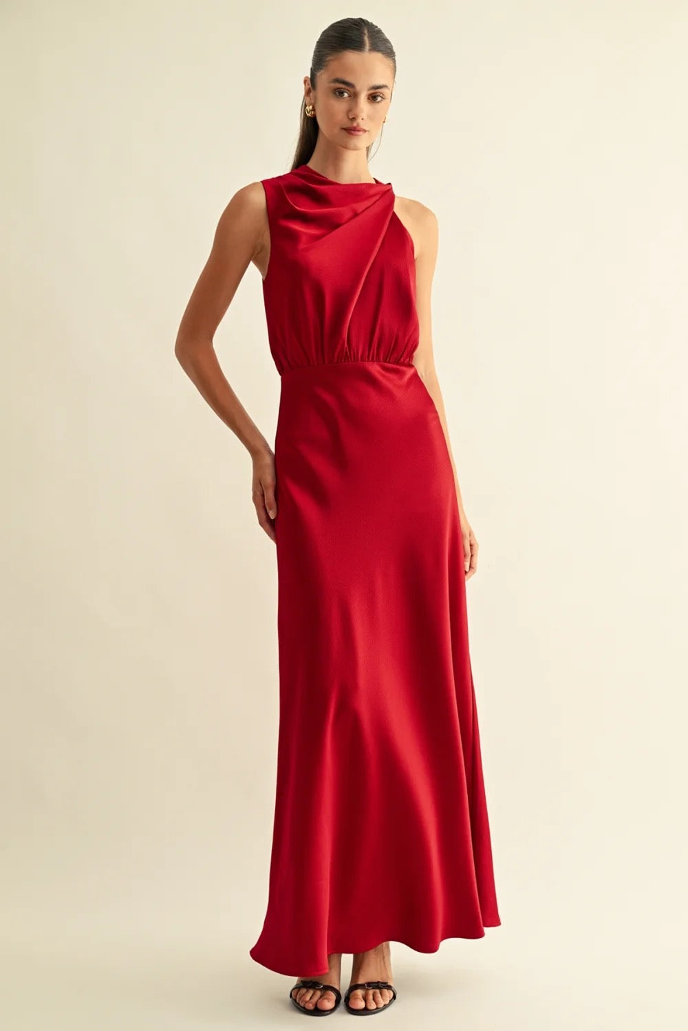 Kate Cowl Drape Maxi Dress