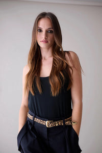 Silverlake Belt Leopard