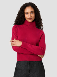 The Kellie Turtleneck - Red