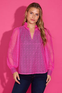 The Pink Phoebe Top