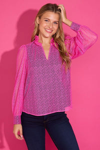The Pink Phoebe Top