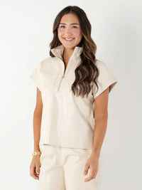Poppy Pullover - Sandstone