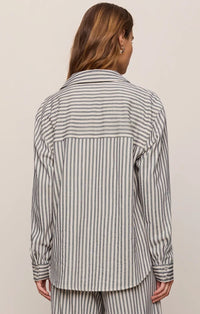 Reese Button Up Stripe Shirt