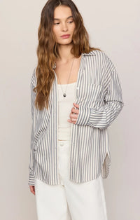 Reese Button Up Stripe Shirt