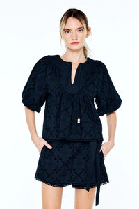 Delphi Eyelet Top