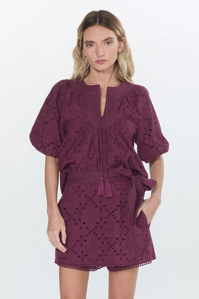 Delphi Eyelet Top