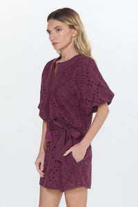 Delphi Eyelet Top