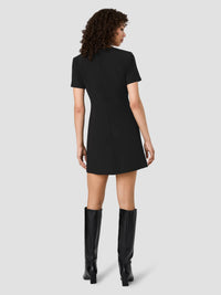 Azra Button Front Mini Dress