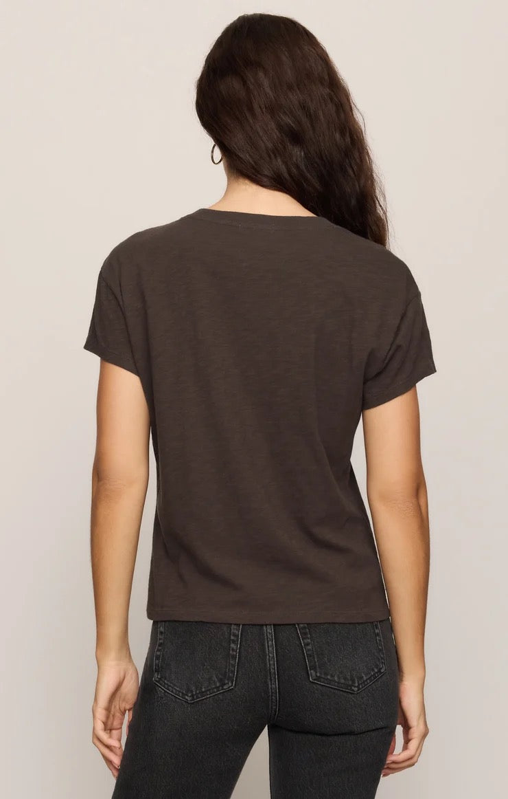Modern Slub Tee - Cocoa Bean