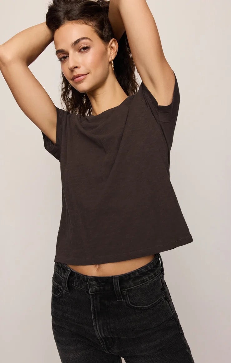 Modern Slub Tee - Cocoa Bean