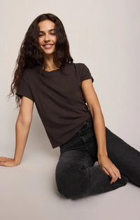 Modern Slub Tee - Cocoa Bean