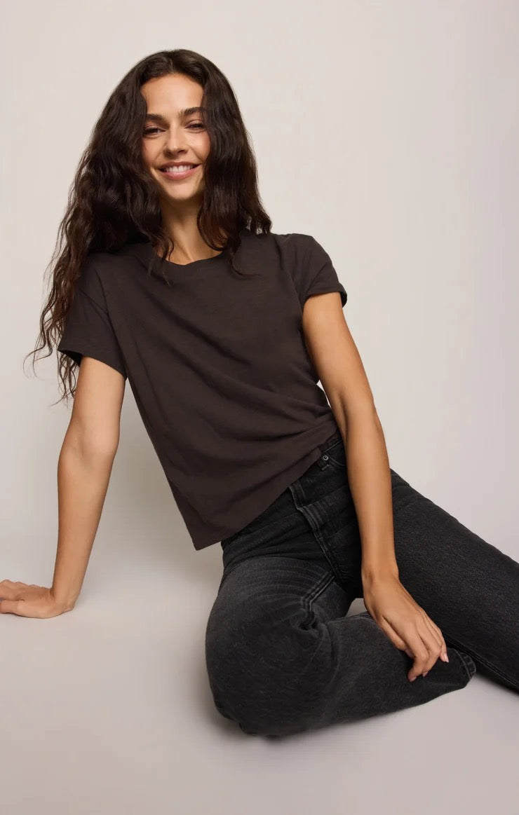 Modern Slub Tee - Cocoa Bean
