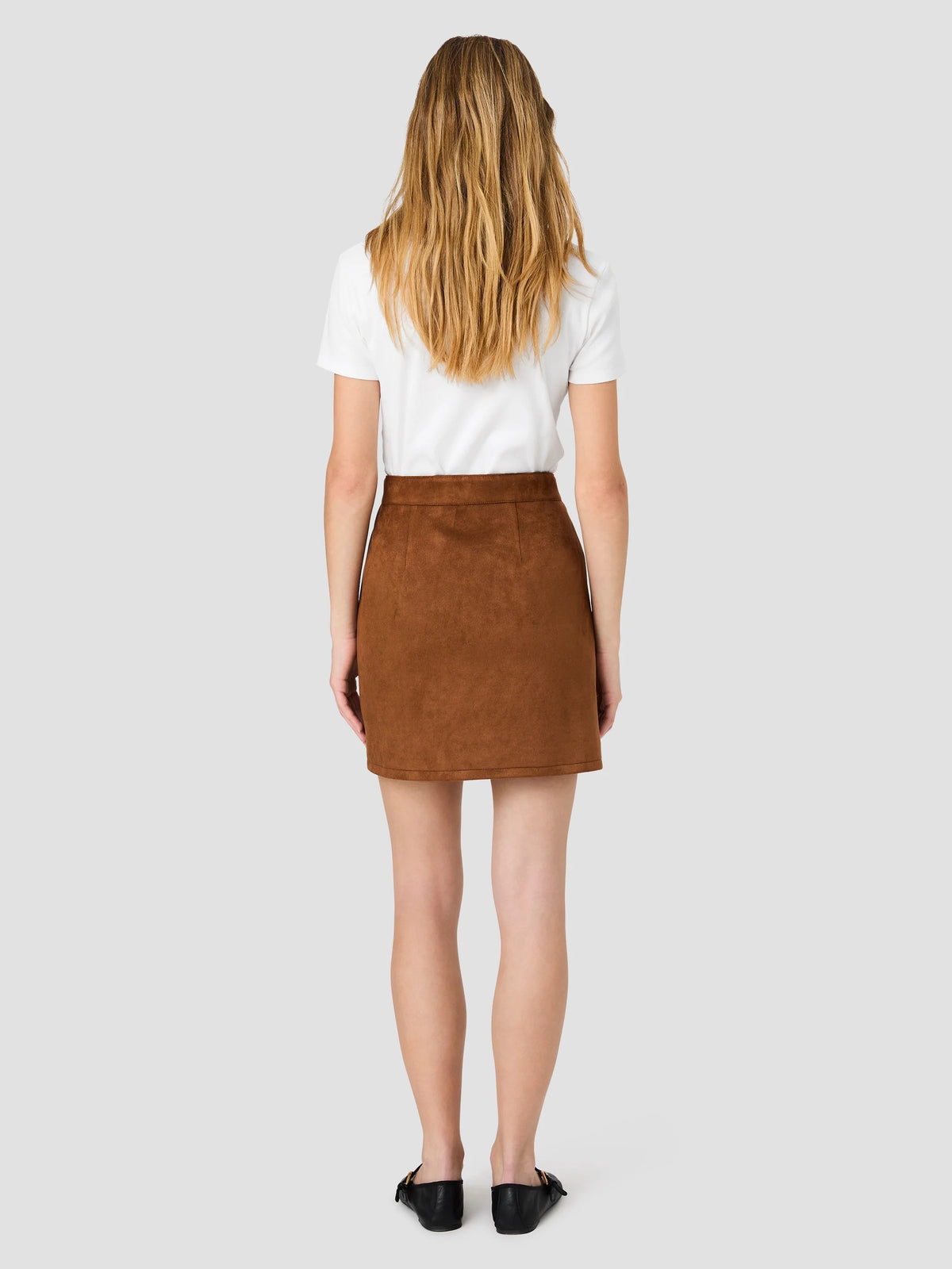 Laney Suede Mini Skirt