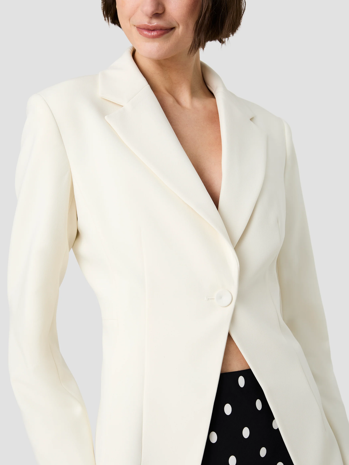 Azra Twill Cinched Blazer