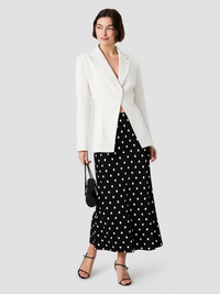 Azra Twill Cinched Blazer