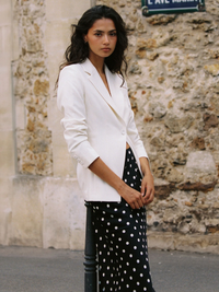 Azra Twill Cinched Blazer