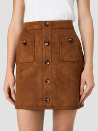 Laney Suede Mini Skirt