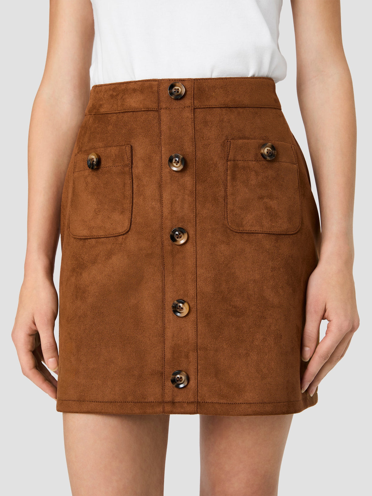 Laney Suede Mini Skirt