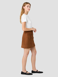 Laney Suede Mini Skirt