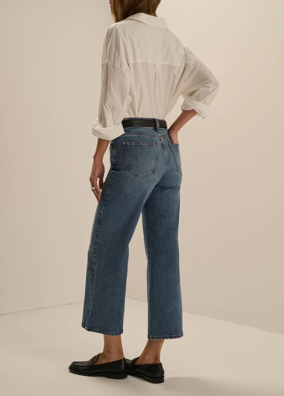 The Ruby High Rise Wide Leg Straight