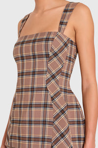 Andreina Top Academy Plaid