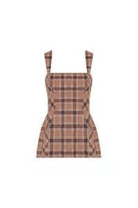 Andreina Top Academy Plaid