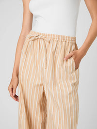 Aspen Linen Sandlot Stripe Drawstring Pants