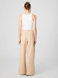 Aspen Linen Sandlot Stripe Drawstring Pants