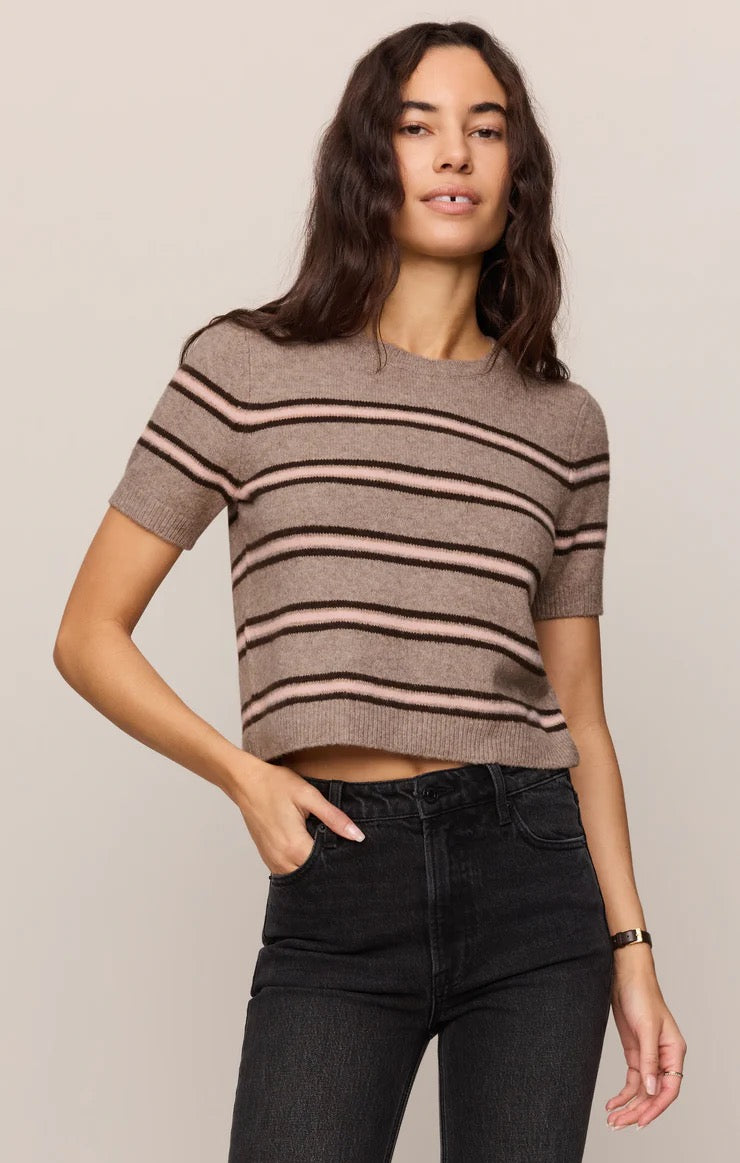 Gatewood Striped Sweater Heather Ash