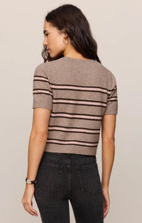 Gatewood Striped Sweater Heather Ash