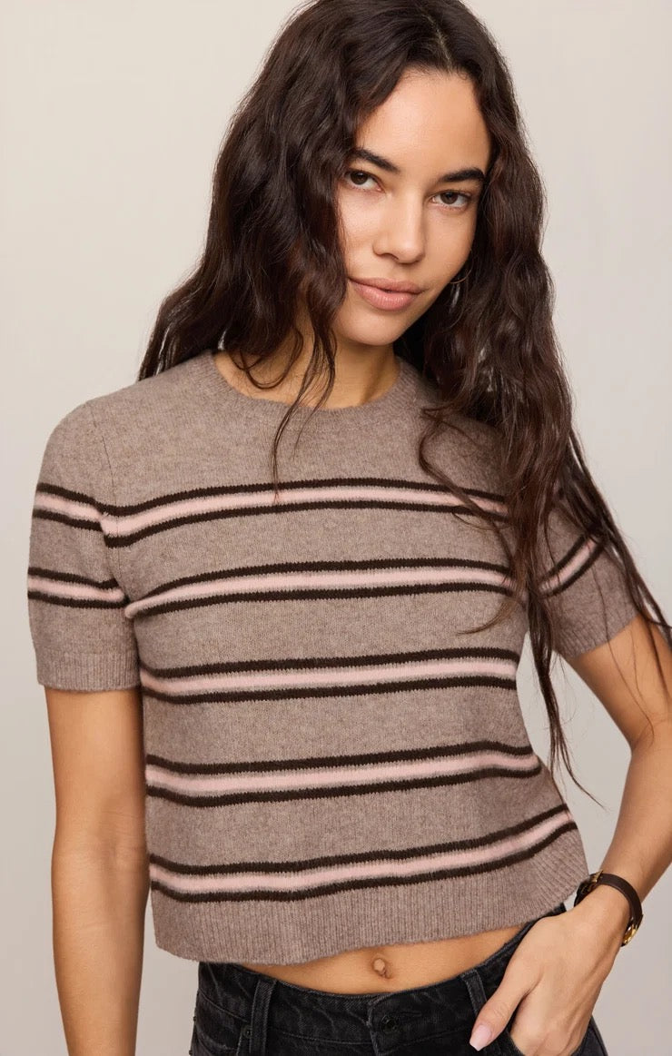 Gatewood Striped Sweater Heather Ash