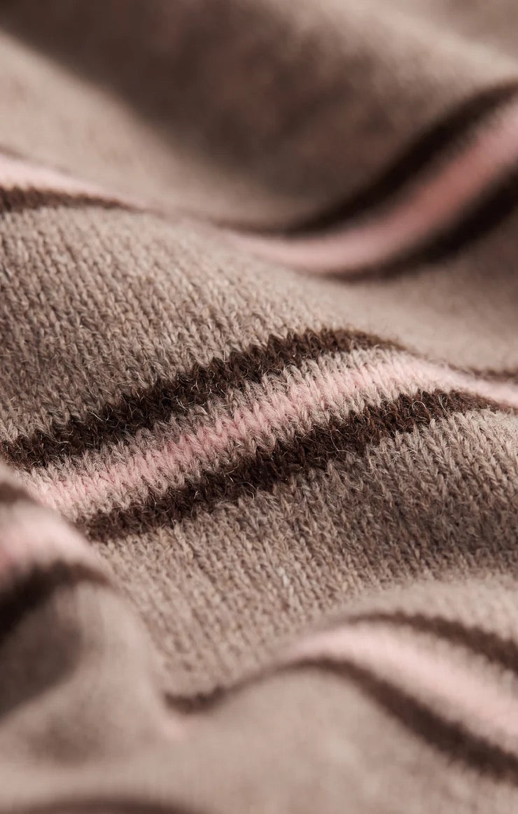 Gatewood Striped Sweater Heather Ash