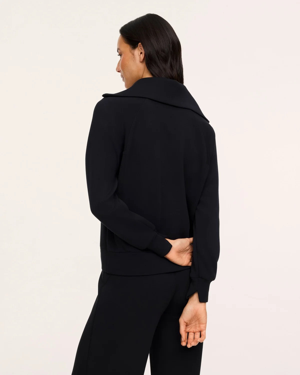 Spanx Half Zip - Black