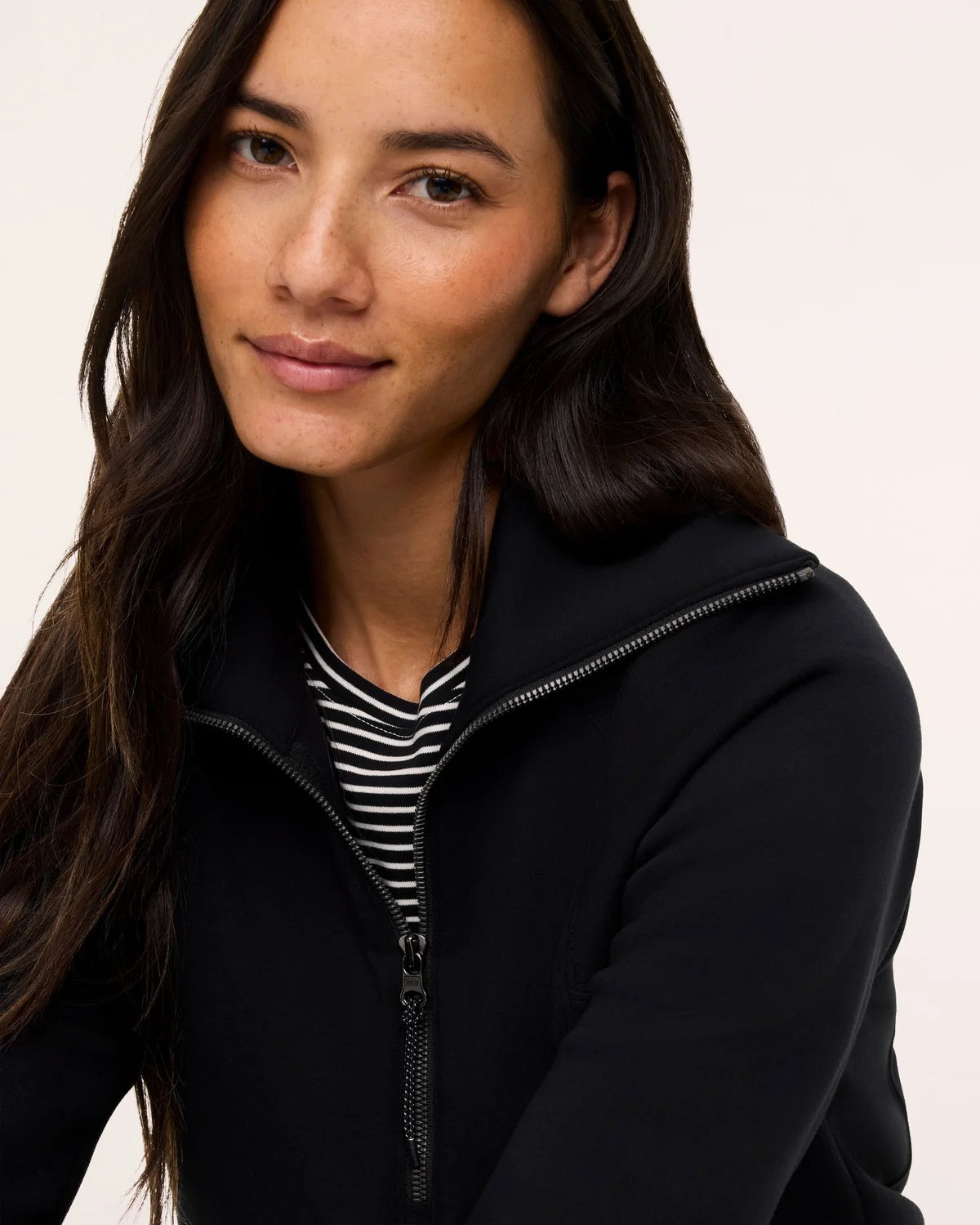 Spanx Half Zip - Black