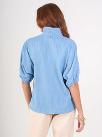 Poppy Top Chambray