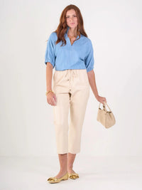 Poppy Top Chambray