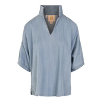 Poppy Top Chambray