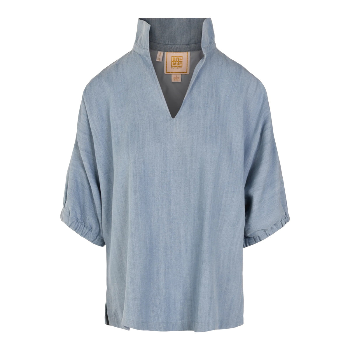 Poppy Top Chambray