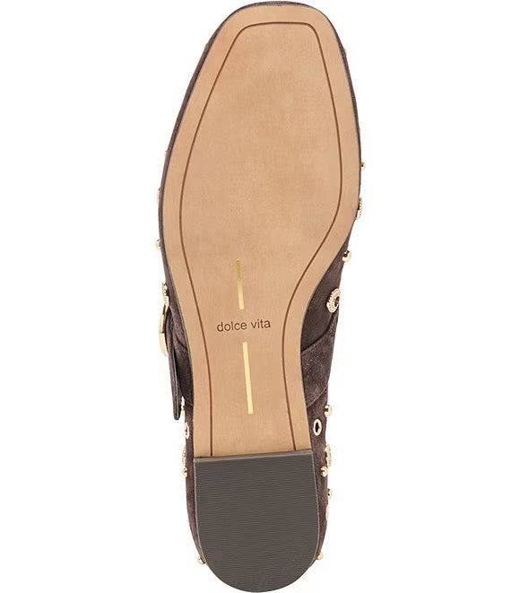 Mella Stud Flat Cocoa