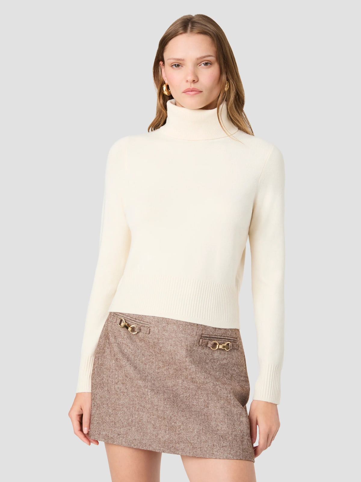 The Kellie Turtleneck - Cream