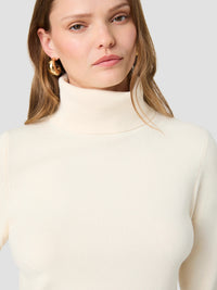 The Kellie Turtleneck - Cream