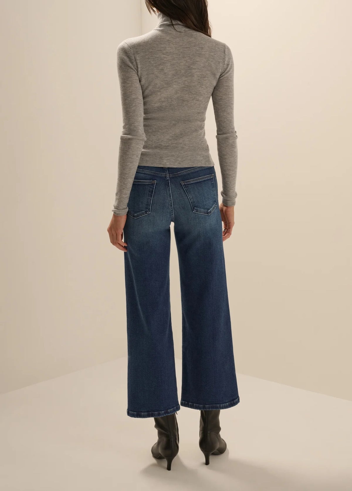 The Ruby High Rise Wide Leg Straight