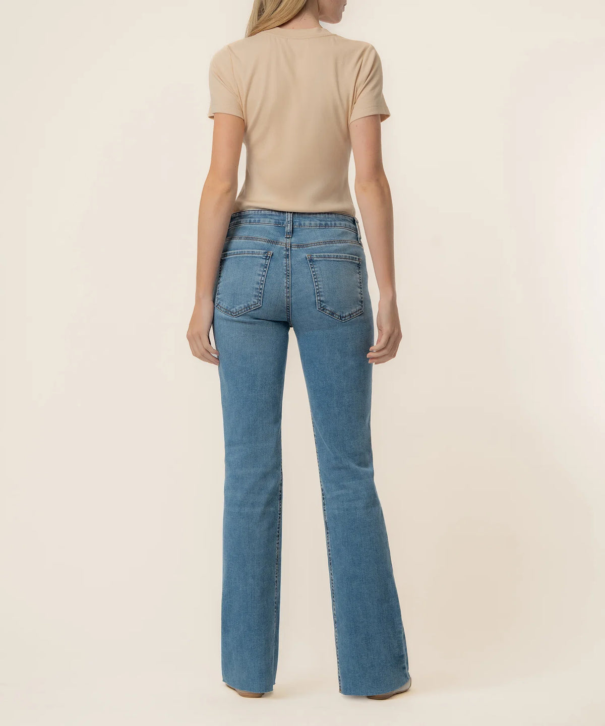 Kelly High Rise Fab Ab Kick Flare Inset Leg, Petite