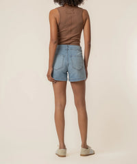 Jane High Rise Long Short - Front & Back Patch Pockets